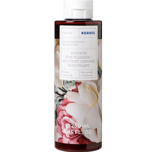 Korres Renewing Body Cleanser Grecian Gardenia Shower Gel Αναζωογονητικό, Ενυδατικό Αφρόλουτρο με Άρωμα Γαρδένιας 250ml
